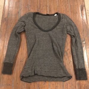 BDG dark and light grey womens top